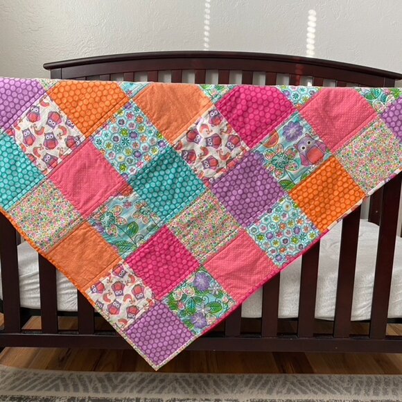 *NEW* Handmade Baby Girl Quilt - Picture 2 of 10